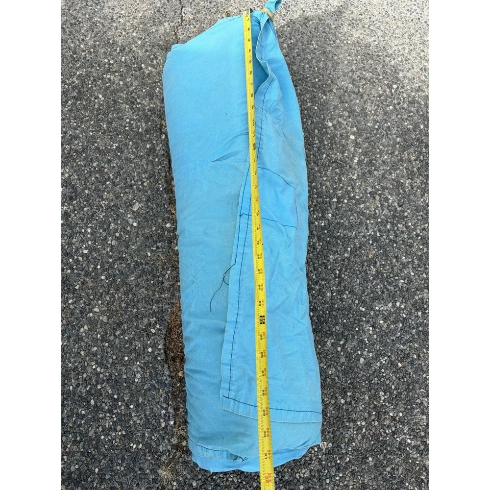 Vntg 1960 Adult Flannel Sleeping Bag Zip Together Hunting Camping 30